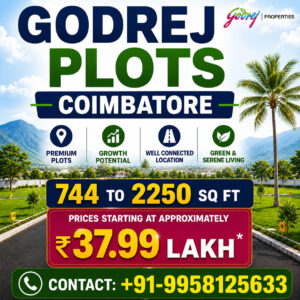 Godrej plots coimbatore for sale