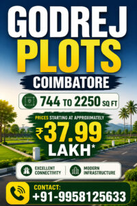 Godrej Plots Coimbatore Price