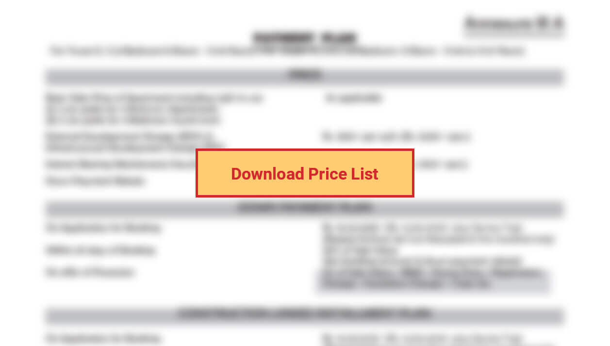 Godrej Plots OMR Price List